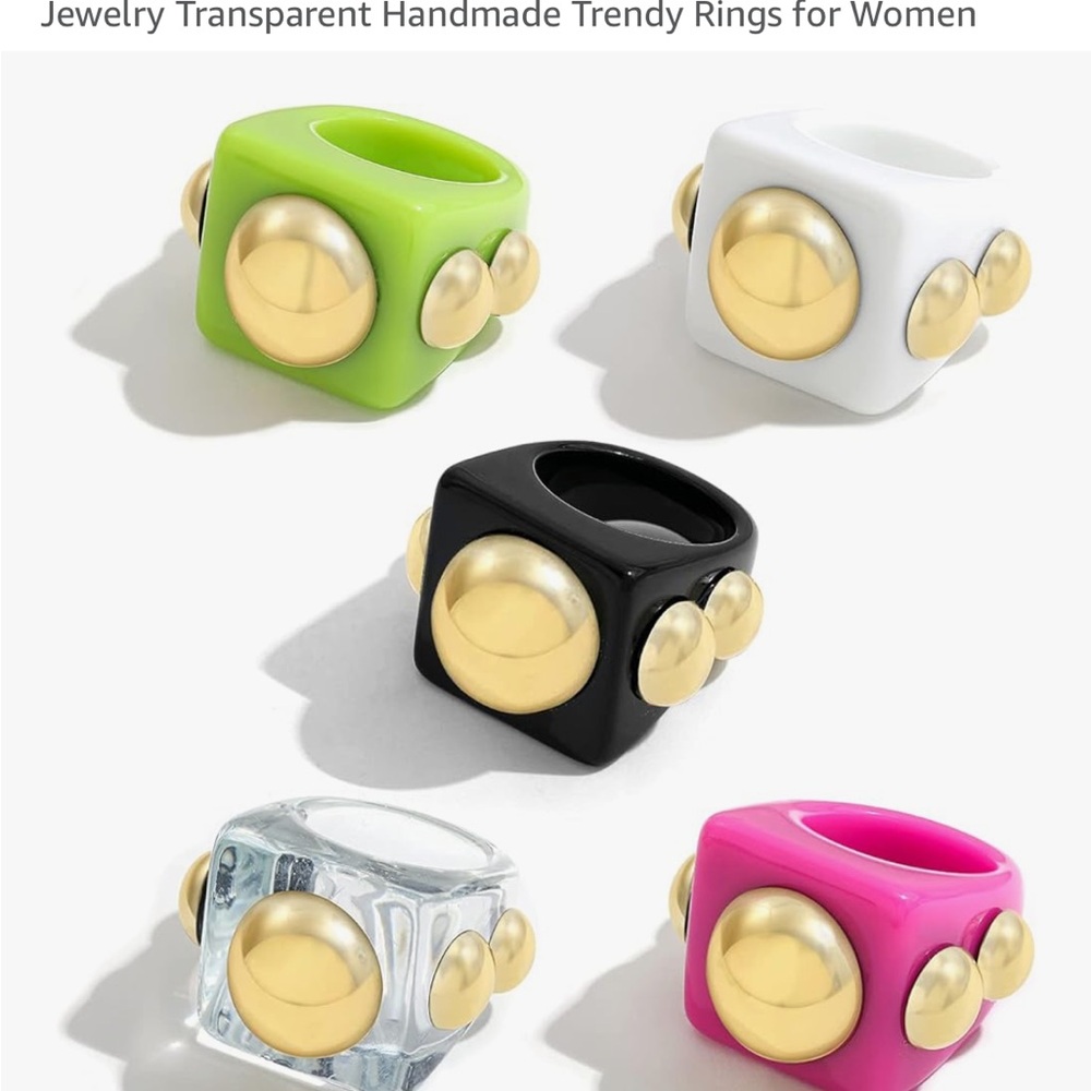 Sloong Colorful Ring Set with Pouch